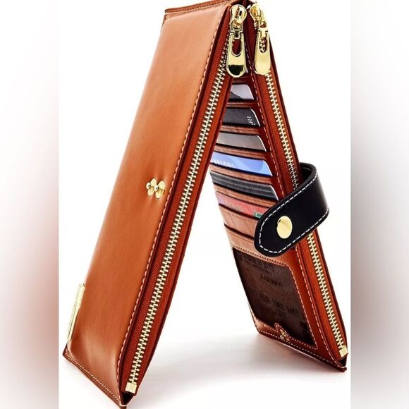 ANDOILT Unisex Leather Wallet RFID - Picture 4 of 10